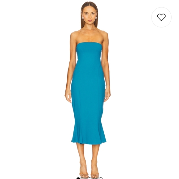 Susana Monaco Dresses & Skirts - NWT Susana Monaco Tube Trumpet Midi Dress in Ibiza Size XS